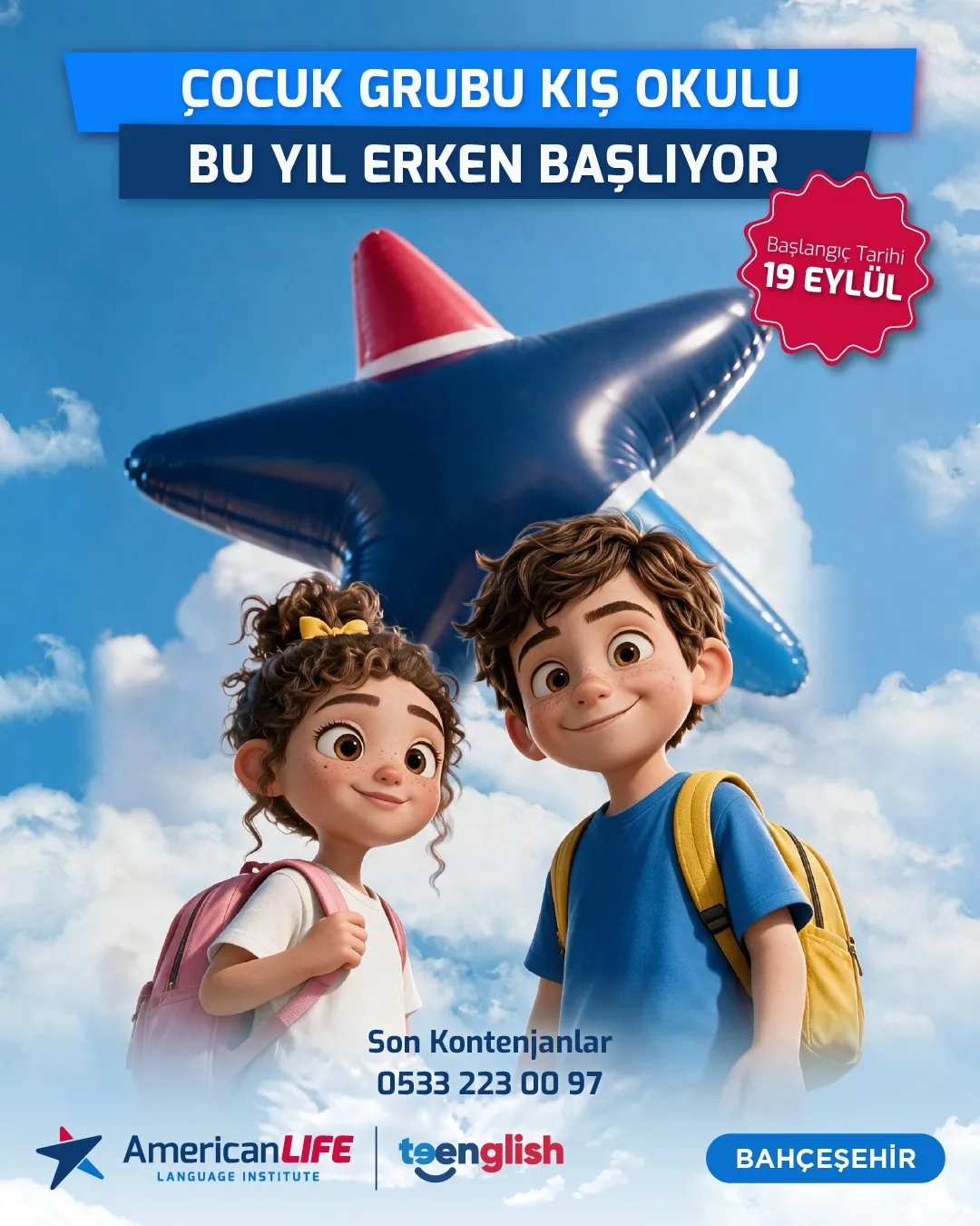 Çocuklar İçin İngilizce Kursu Kış Okulu Çocuklar İçin İngilizce Kursu Kış Okulu