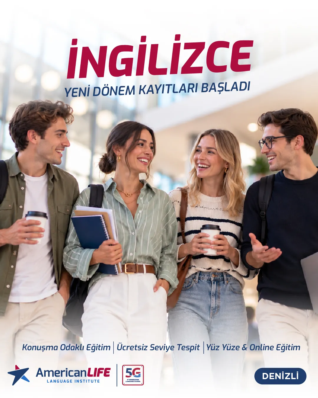 Denizli ingilizce kursu kampanya