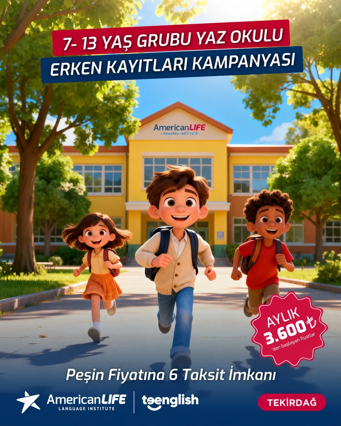 7 – 13 Yaş Yaz Okulu Erken Kayıt Kampanyası