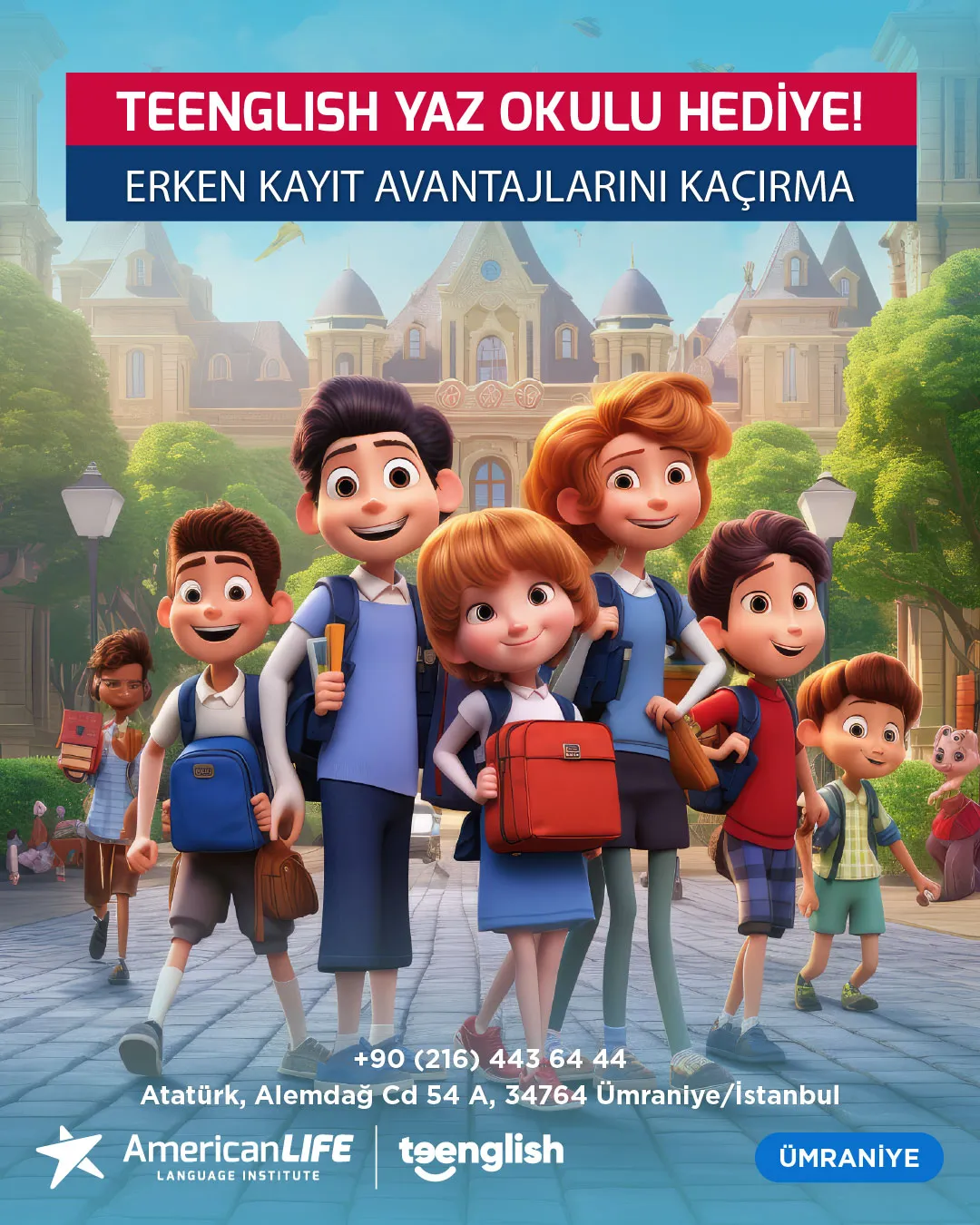Çocuklar İçin İngilizce Yaz Okulu
