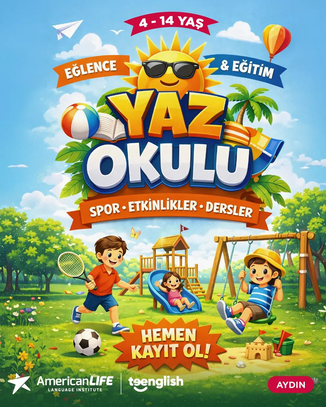 Cocuklar-icin-ingilizce-yaz-okulu YAZ OKULU