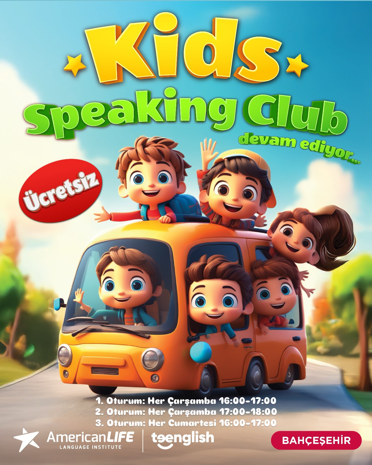 Çocuklar için İngilizce konuşma kulübü Çocuklar için İngilizce konuşma kulübü