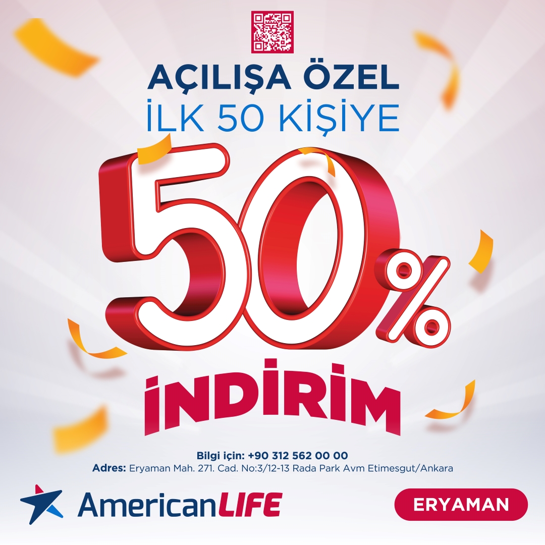 American LIFE Ankara Eryaman İngilizce Almanca Yabancı Dil Kursu Açılışa Özel Kampanya