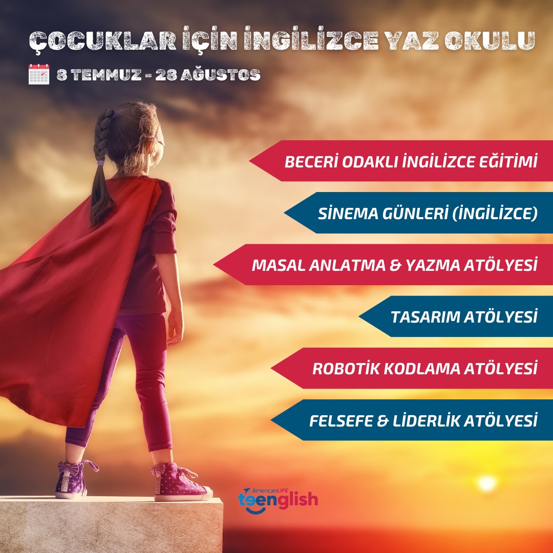 Çocuklar İçin İngilizce Kursu Yaz Okulu
