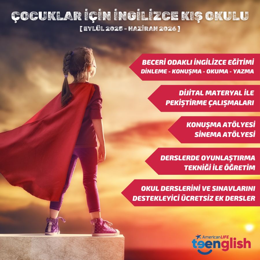 Çocuklar İçin İngilizce Kursu Kış Okulu Çocuklar İçin İngilizce Kursu Kış Okulu