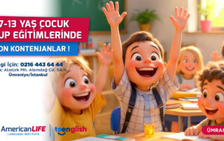Ümraniye'de 7-13 Yaş Çocuklar İçin İngilizce Kursu